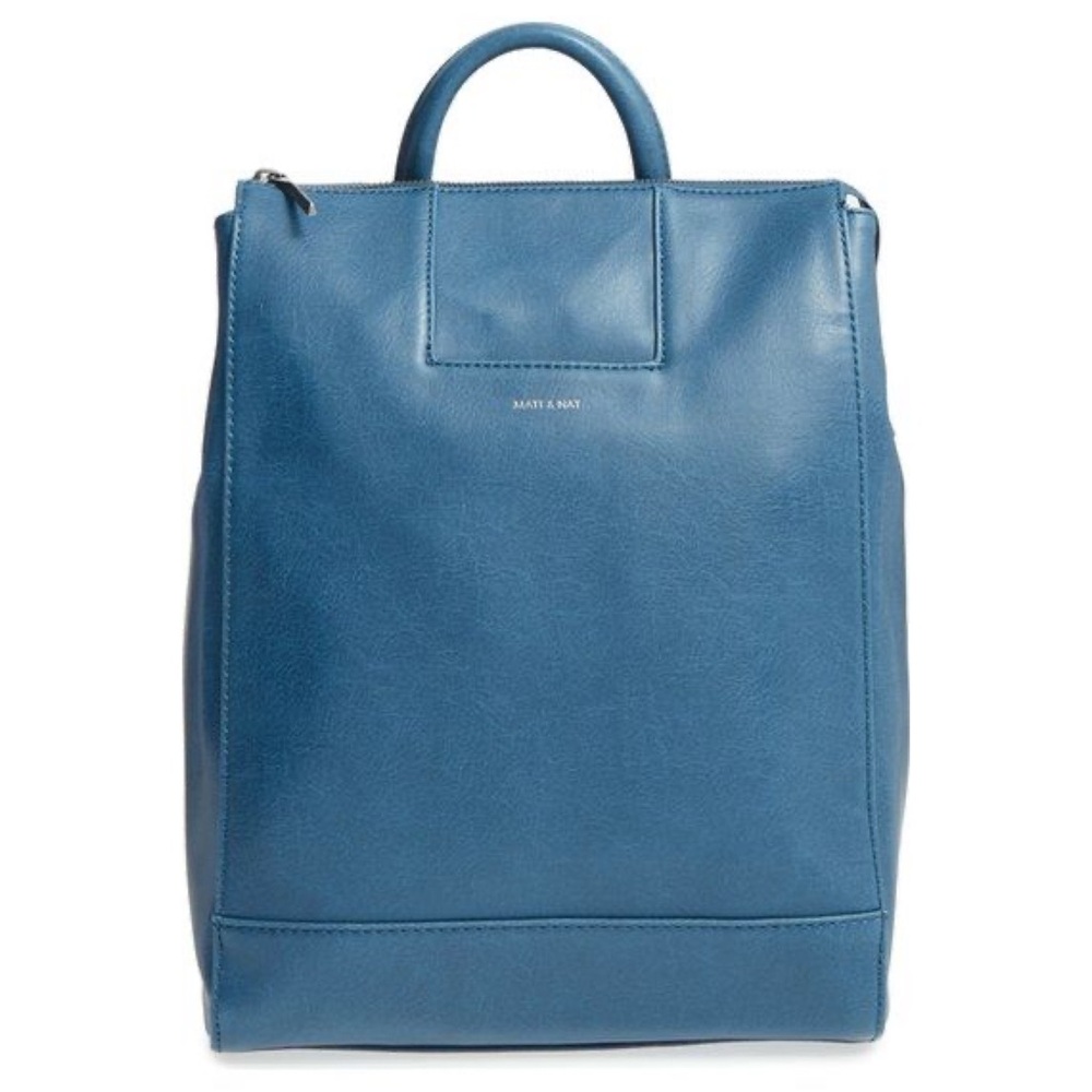 Matt & Nat / Katherine Faux Leather Backpack in Moonstone